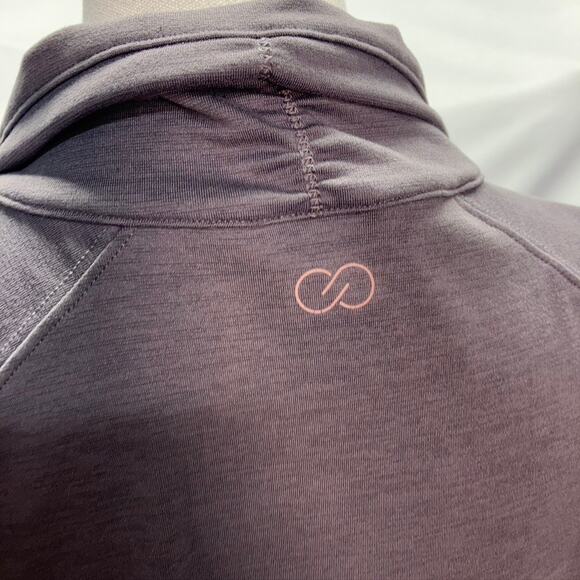 Calia Women's XL Run‎ Long Sleeve 1/4 Zip Pullover Sweatshirt Purple Active - Picture 10 of 16